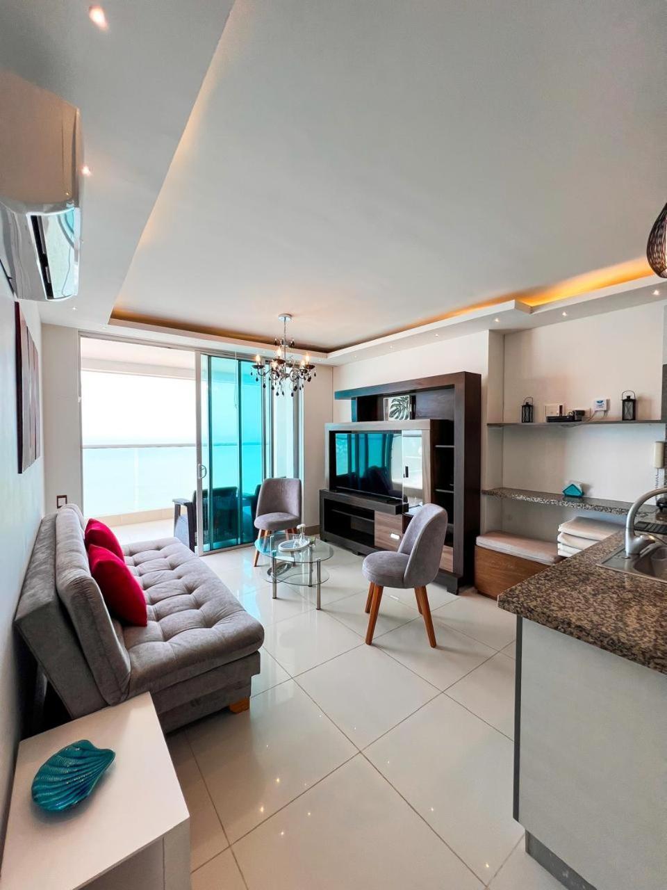 Bocagrande Beach Apartamento Apartment Cartagena Bagian luar foto